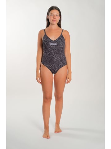 Quiksilver Badeanzug Leo in Schwarz