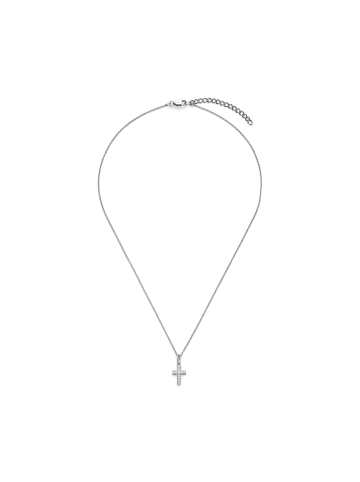 s.Oliver Kette aus Silber mit Kreuz Detail in silber