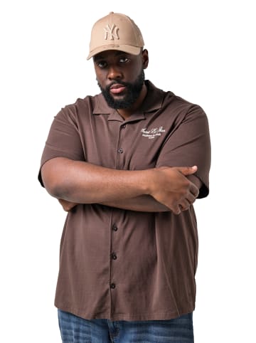 STHUGE Hemd in kastanienbraun