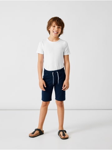 name it Shorts 2er-Set elastischer Bund in Dunkelblau-2
