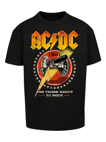 F4NT4STIC T-Shirt ACDC Rock Band Shirt For Those About To Rock 1981 in schwarz