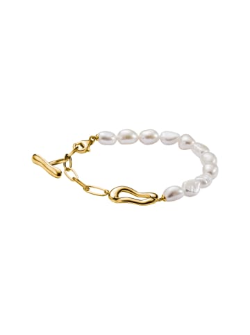 Thomas Sabo Perlenarmband Natural Beauty in gold, weiß