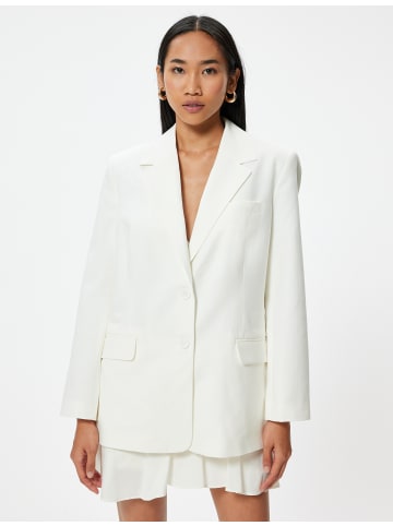 KOTON Blazer in Grauweiß