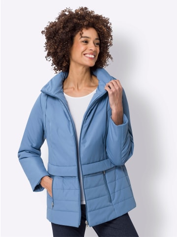 Sieh an! Steppjacke in mittelblau