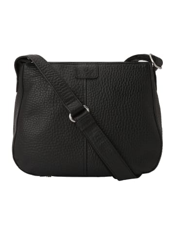 VLD VOi Leather Design Hirsch Umhängetasche Leder 28 cm schwarz