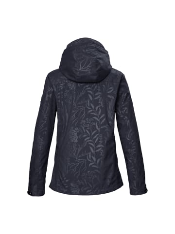 Killtec KOS 122 WMN SFTSHLL JCKT FLORAL in Blau3023