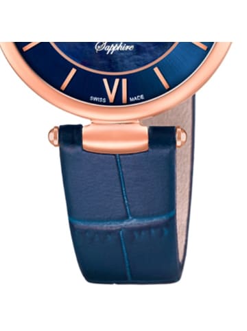Candino Analog-Armbanduhr Candino Elegance blau klein (ca. 30mm)