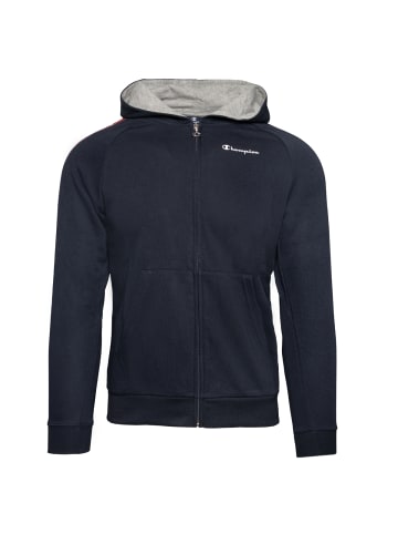 Champion Sweatjacke Hooded Full Zip Champion in blau