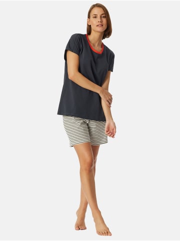 Schiesser Pyjama Casual Essentials in graphit