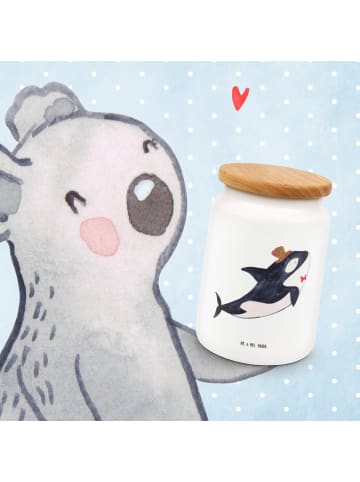 Mr. & Mrs. Panda leckerlidose Orca Zylinder ohne Spruch in Weiß