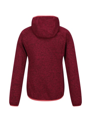 Regatta Fleecejacke Wms Hood Newhill in Dunkelrot