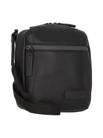 Jost Riga Umhängetasche Leder 20 cm in schwarz