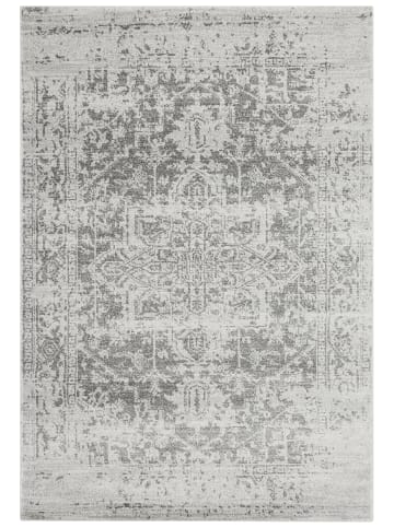 KADIMA DESIGN Teppich Vintage-Perser, Orientalisches Design, Antik-Look in Silbergrau