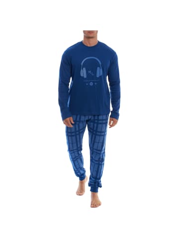 Kisses and Love Schlafanzug in Blue