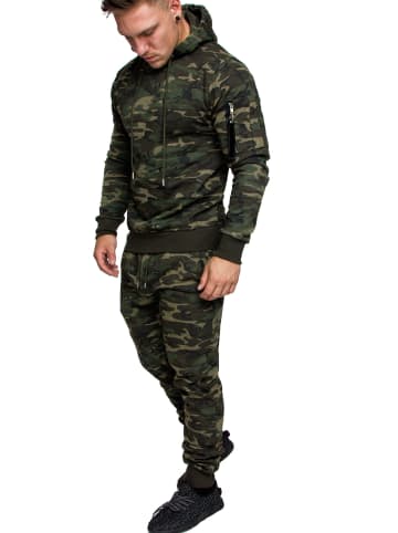 REPUBLIX Sportanzug ELIJAH in Camouflage Khaki