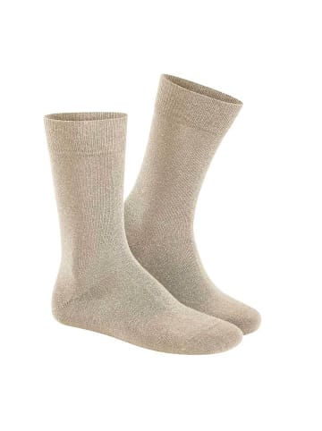 Hudson Socken Relax Cotton druckfreier Bund in Sisal