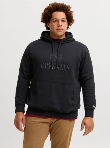 JACK & JONES PLUS Kapuzenpullover in Black