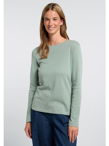 ELBSAND Langarm T-Shirt Santje in Soft Sage