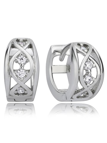 BALIA Ohrring 925 Sterling Silber, Fantasie Creole Größe ca. 1,3cm