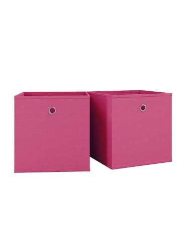 ebuy24 Aufbewahrungsbox Boxas2  Pink 27 x 27 cm