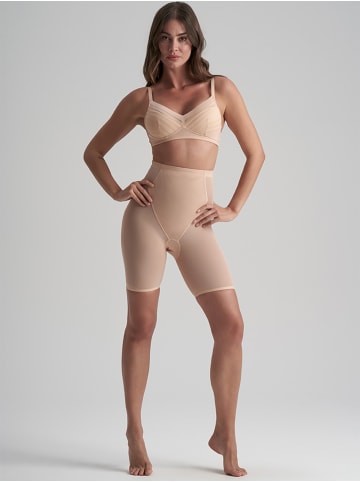 Bye Bra Shapinghose Powermesh High Waist Short in Beige