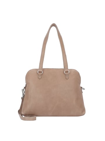 Cowboysbag Winwick Schultertasche Leder 34 cm in elephant grey