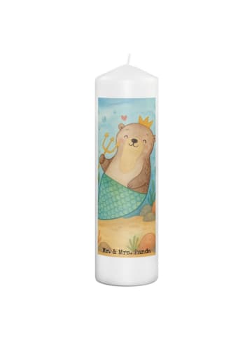 Mr. & Mrs. Panda Kerze Wassermann Astrologie Design ohne Spruch in Weiß