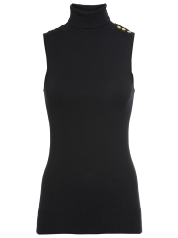 Melrose Stricktop in schwarz