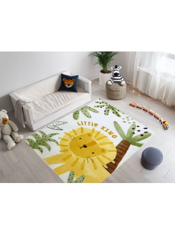 Teppich Boss Kurzflor Teppich Wiebke 127 - Gelb
