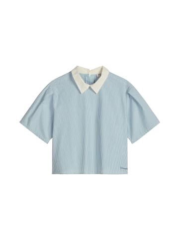 Marc O'Polo DENIM Streifenbluse relaxed in Light Blue