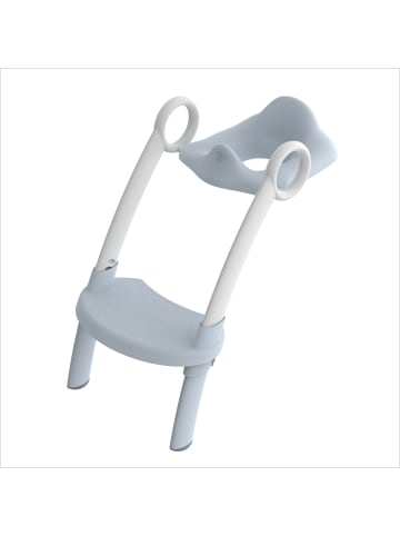 Rotho Babydesign TOP XTRA WC-Hilfe für Kinder– 2-in-1 WC-Sitz mit Leiter in stone grey