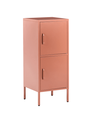 Beliani Büroschränke HURON in Braun - (W) 40 x (H) 102 x (L) 40 cm