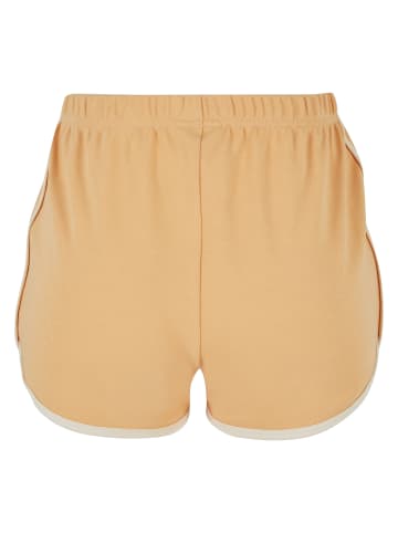 Urban Classics Hotpant in paleorange/whitesand