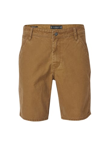 KOROSHI GekÃ¼rzte zimmermannsshorts aus gewaschenem canvas. in braun