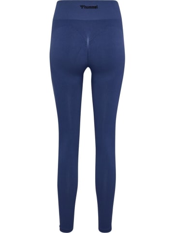 Hummel Leggings "Mt Define Seaml Scrunch Tights" in Blau