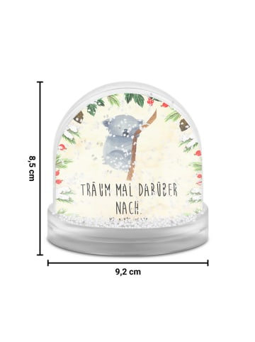 Mr. & Mrs. Panda Weihnachts Schneekugel Koalabär mit Spruch in Naturpapier