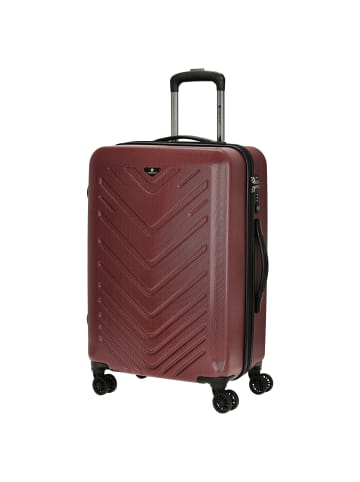 Check.In Mailand - 4-Rollen-Trolley 65 cm in rot