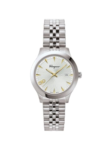 Salvatore Ferragamo Quarzuhr für Damen in silber