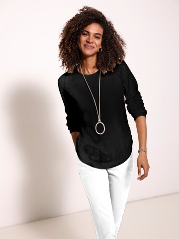 WITT WEIDEN Pullover in schwarz