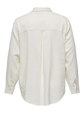 ONLY Carmakoma Hemd in Cloud Dancer