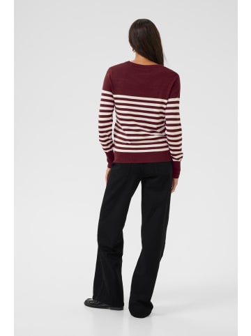 Kaffe Strickpullover KAlizza Regular fit in Windsor/Turtledove Half Stripe