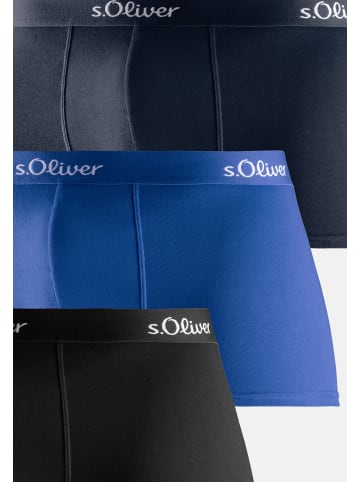 S. Oliver Retro Short / Pant Basic in Blau / Dunkelblau / Schwarz