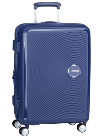 American Tourister Trolley SoundBox Spinner 67 EXP in Midnight Navy