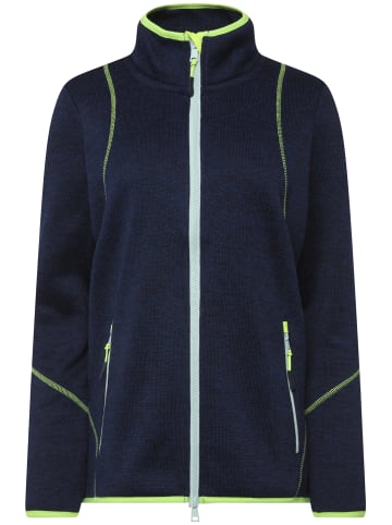 LAURASØN Sweatjacke in marine-melange