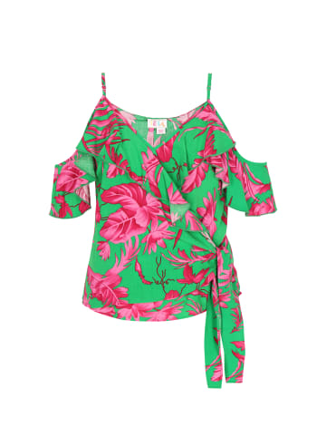 IZIA Women Top in green pink