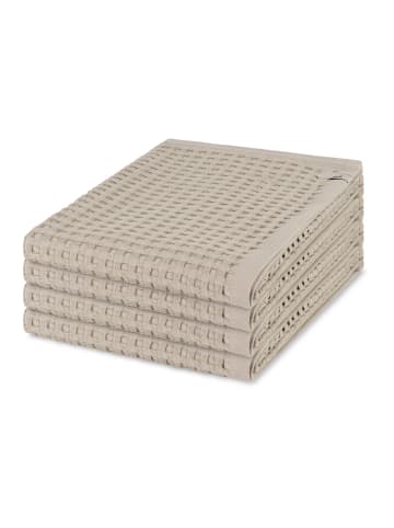 Möve 4 X Handtuch im Set Piquee in Cashmere