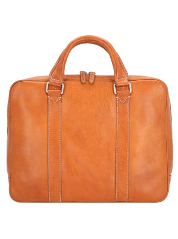 Leonhard Heyden Bergamo Aktentasche Leder 38 cm Laptopfach braun
