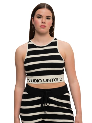 Studio Untold Strick-Top in schwarz