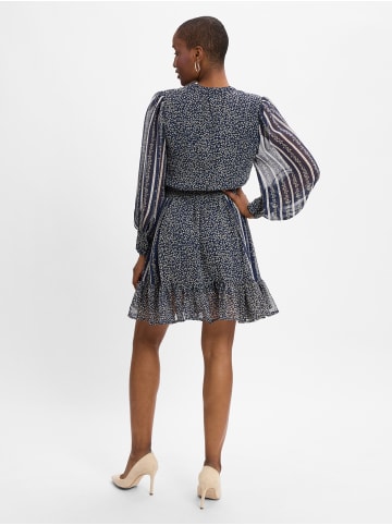 mbyM Kleid Fiala in marine weiß - 0001