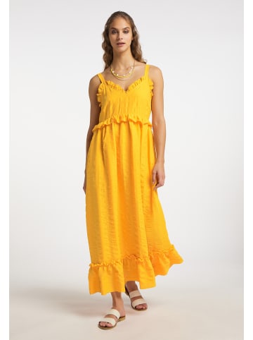 IZIA Damen Maxikleid in Orange